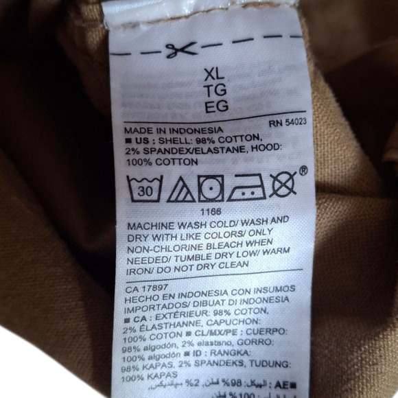 Vintage Men's Old Navy Hooded Cargo Jacket size XL - Picture 7 of 7